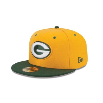 Sapca New Era Green Bay Packers NFL 2Tone 59FIFTY Fitted - Galbeni